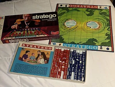 Complete ~ Vintage Stratego Board Game 1977 By Milton Bradley 2 Players 10+ USA • $19.90