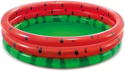 Intex 58448EP 66-Inch Round Inflatable Kids Swimming Wading Watermelon Pool • $19.99