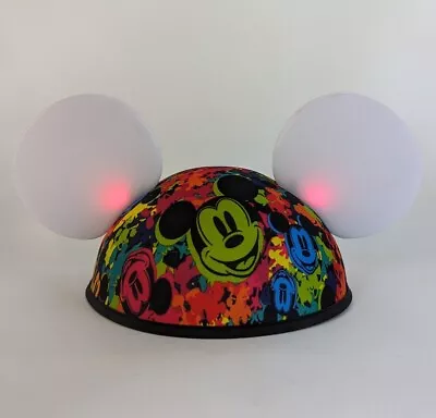 Disney World Of Color  Glow With The Show  Mickey Mouse Multi Light Up Ears • $12.88