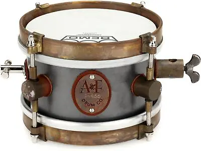 A&F Drum Company Raw Steel Snare Drum - 4  X 6  • $379.99