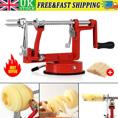 £11.79 • Buy 3 In 1 Apple Peeler Corer Cutter Slicer Spiral Fruit Potato Peel Machine Steel