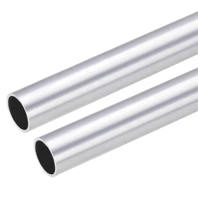 2pcs 6063 Aluminum Round Tube 22mm OD 19mm Inner Dia 300mm Length Tubing • $16.32