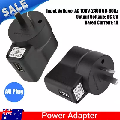 5V 1A USB Charger AC To DC Charging Power Adapter 100V-240V Input AU Plug • $13.06