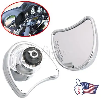 Chrome Batwing Fairing Mount Side Mirror For Harley Electra Street Glide 1996-13 • $30.07