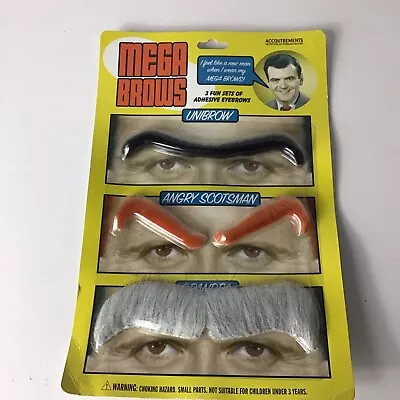 Mega Brows. Disguises Unibrow Angry Scotsman Grandpa.  Accoutrements New • $8.99