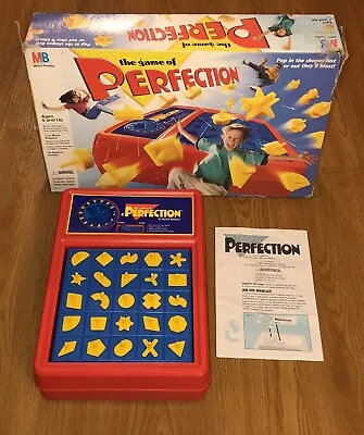 Vintage 1995 The Game Of PERFECTION Board Game By Milton Bradley Complete #4060 • $29.99