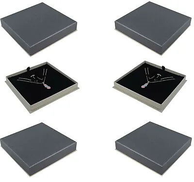 Quality Large Necklace Sets Chain Pendant Jewellery Gift Box Display Storage  • £25.29