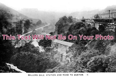 DR 2129 - Millers Dale Railway Station & Road To Buxton Derbyshire • £3.95