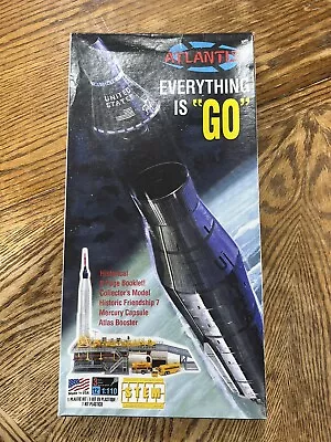 Atlantis Everything Is  Go  Mercury Capsule & Atlas Booster Launch Kit  - Sealed • $25