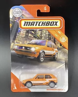 Matchbox Orange Volkswagen Golf Mk. 1 • $3.55