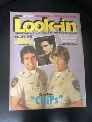 Look In Magazine 1980 15th Nov  #47 Complete : Chips Elvis Thin Lizzy • £9.99