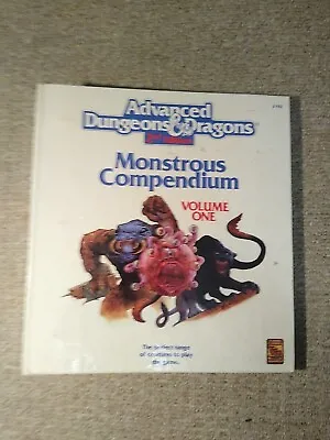Monstrous Compendium Monster Manual Advanced D And D AD&D 2nd Edition 1989 • $18.94