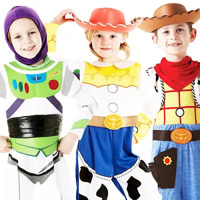 £21.99 • Buy Disney Buzz, Woody Or Jessie Toy Story Kids Costume Child Fancy Dress Outfit 3-8