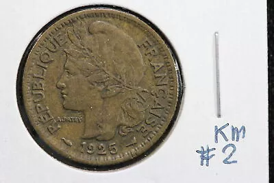 1925-(A) Togo 1 Franc KM# 2 38D0 • $38.50