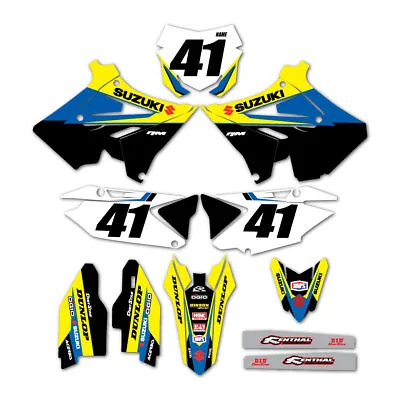 2002-2008 Suzuki RM125 RM250 Polisport Restyle Plastic Graphics Kit  MX Decals • $95.95