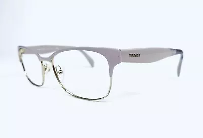 Prada Pink Gold Club Master Wayfarer Glasses VPR65R TKP101 53 16 140 • $150