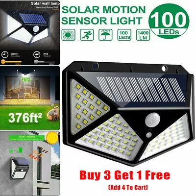 LED Security Detector Solar Spot Light Motion Sensor Outdoor Floodlight Lamp NEW • $6.95