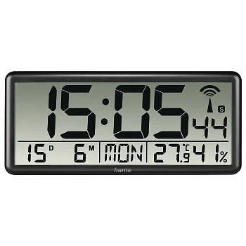 £56.92 • Buy Jumbo 36cm Large LCD Digital Wall Clock Atomic/Radio Controlled Adjust World 