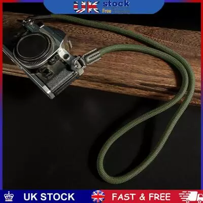 Nylon Rope Camera Shoulder Neck Strap Belt For DSLR Camera (Army Green) • £7.59