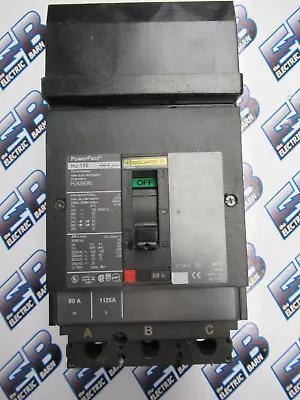 Square D HJA36080 80 Amp 600 Volt 3 Pole Powerpact Circuit Breaker-WARRANTY • $400