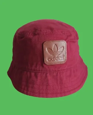 £16.99 • Buy Adidas Originals Women's OSFA Burgundy Festival Stone Roses Holiday Bucket Hat
