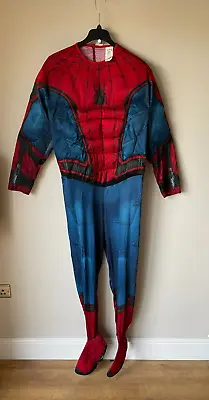 MARVEL Spiderman Costume Muscle Chest  Mens Extra Large 44 To 46in - NEW • £19.50