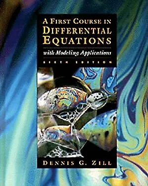$6.15 • Buy First Course In Differential Equations With Modeling Applications