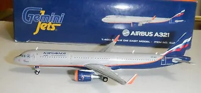 GJAFL1497 GeminiJets  1:400  A321-200  #VP-BAF Aeroflot • $47