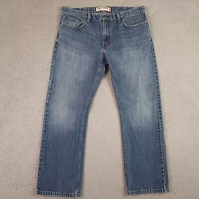 Levis 514 Jeans Men 38x30 Blue Slim Straight Fit Cotton Denim Dark Wash Workwear • $24.95