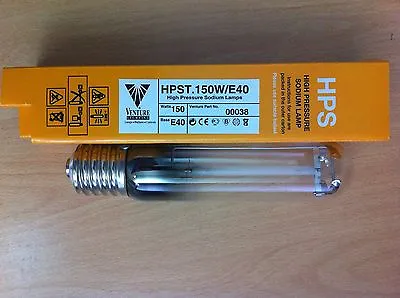 £16.39 • Buy 150w SON-T E40 High Pressure Sodium Floodlight Bulb Lamp 28000hr New