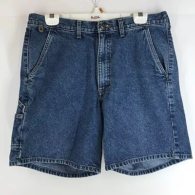 RedHead Carpenter 100% Cotton Blue Denim Shorts - Waist Measures 34 SEE PHOTOS • $4.99