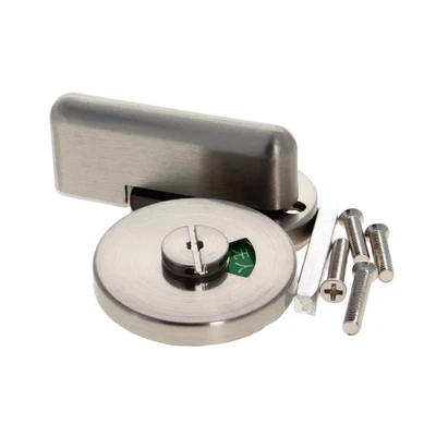 $12.48 • Buy Toilet Door Lock Bathroom Toilet Vacant Engaged Bulkhead Rotating Indicator Bolt