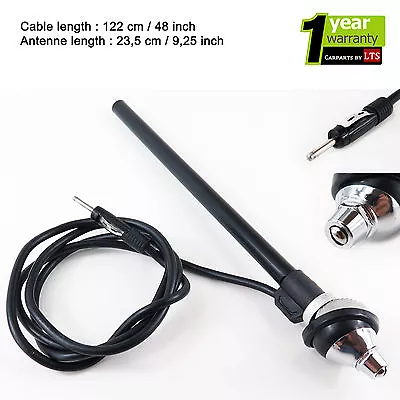 £8.95 • Buy Classic Car Chrome And Stainless Steel Universal Radio Aerial-antenna 