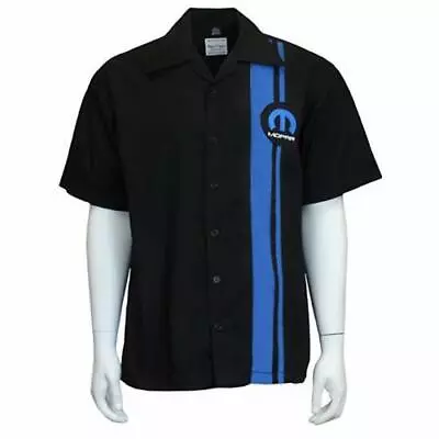 Mopar Logo Automotive Pit Mechanic Button Down Work Crew Shirt Official Licensed • $45.99