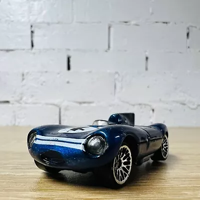 $9.95 • Buy Jaguar D-Type 1998 First Editions LW Wheels Metalflake Blue White #4