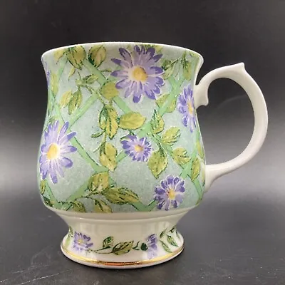 £19.95 • Buy Allingham Mug Purple Flowers Fine Bone China Mug Past Times Made In Britain