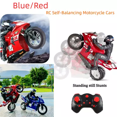 RC Self-Balancing Motorcycle Car Remote Control Drift Motorbike For Boy Toy Gift • $170.95