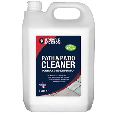 £12.99 • Buy Path And Patio Cleaner Spear & Jackson Concentrate 5L 