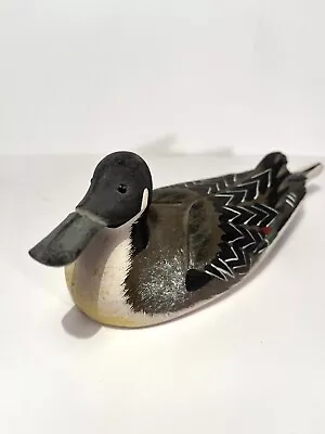 Vintage Miniature 7.5  Northern Pintail Hand-painted Artist Duck Decoy Canada • $14.95