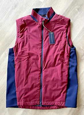 Holderness & Bourne NWT Men's Small The King Vest Claret Red Insulated NWT $220 • $79.99