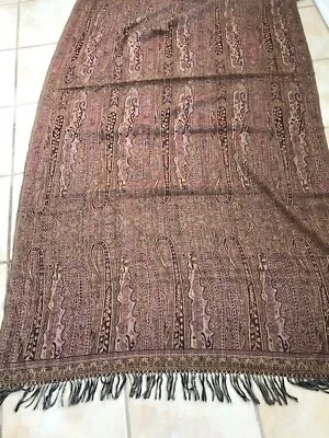 Metropolitan Museum Of Art Paisley Scarf  Reversible No Tags 40  X 80  Fab! • $35