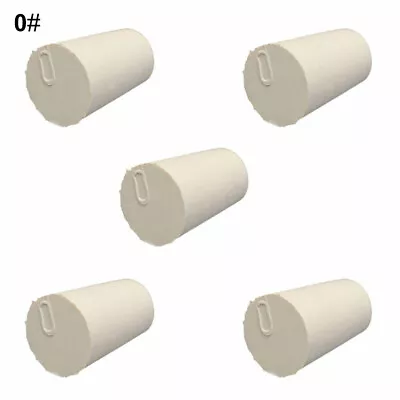 5Pcs Solid Rubber Stoppers Plug Bungs Laboratory Bottle Tube Sealed Lid Corks 49 • $9.06