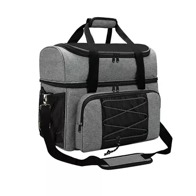 Bowling Bag For 2 Balls Portable Bowling Tote Bag With Padded Ball Holder N9U4 • $34.07