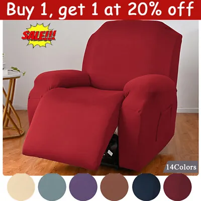 $8.19 • Buy Elastic Stretch Recliner Chair Covers Armchair Sofa Chair Cover Couch Slipcover*