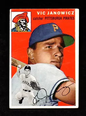 1954 Topps #16 Vic Janowicz Pittsburgh Pirates • $5.79