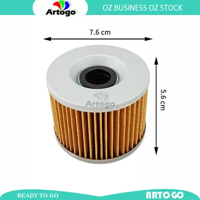 Motorcycle Engine Oil Filter Fit Kawasaki ZX750 H2 ZXR750 1990 • $21.09