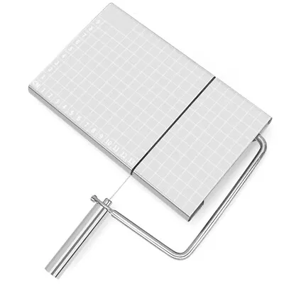 Stainless Steel Cheese Slicer Wire Cheese Cutter Board • $16.99