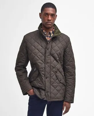 Barbour Men's Flyweight Chelsea Quilted Jacket - Brown - Size Small • $95