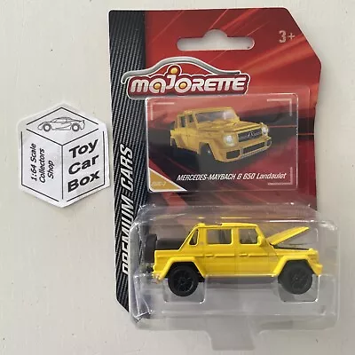 MAJORETTE Mercedes Maybach G650 Landaulet (Yellow -Opening Boot) 1/64 Scale* D50 • $8.50