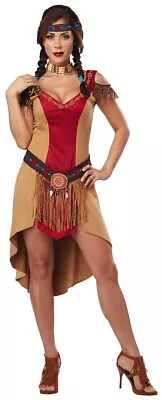 Native Beauty American Pocahontas Indian Woman Costume • £56.34